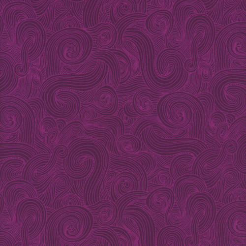 Studio E Fabrics Just Color! Swirls Plum