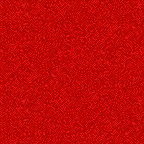 Timeless Treasures Fabrics Red Twirl Textured Dotty Spiral