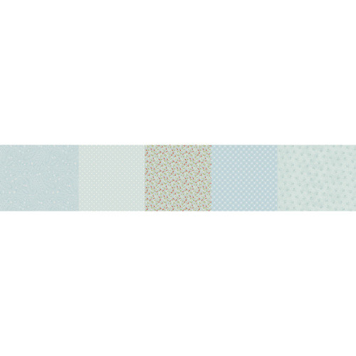 Marcus Fabrics Kathleen's Story Christine Schulte Strip-It 2 Blue