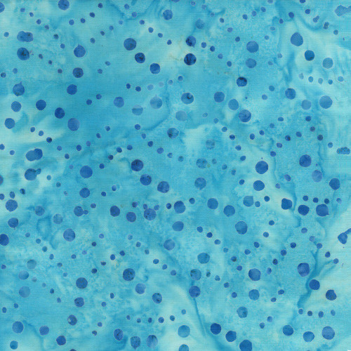 Lumin Fabrics Island Batik Garden Gate Pebbles Teal Sea Glass