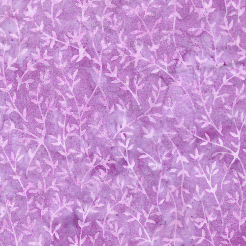 Lumin Fabrics Island Batik Enchanted Flutter Vine Coordinate Purple Lavender