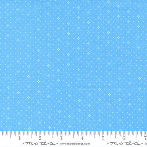 Moda Fabrics Eyelet Calico Basic Fig Tree Quilts Cornflower Blue