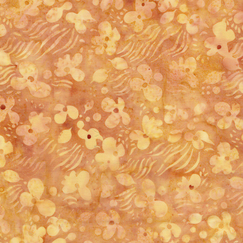 Lumin Fabrics Island Batik Blooom Grove Floral Drift Neutral Pastry