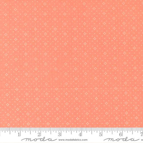 Moda Fabrics Eyelet Calico Basic Fig Tree Quilts Coral Pink