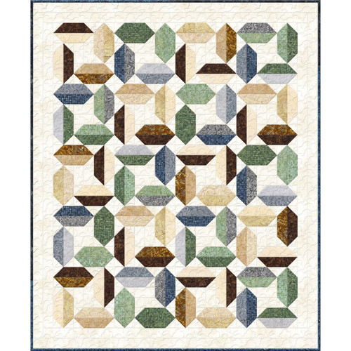 Wilmington Batiks Forest Trails Conundrum Quilt Kit