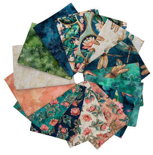 Quilting Treasures Fabrics Serenity Dan Morris 16 Fat Quarters