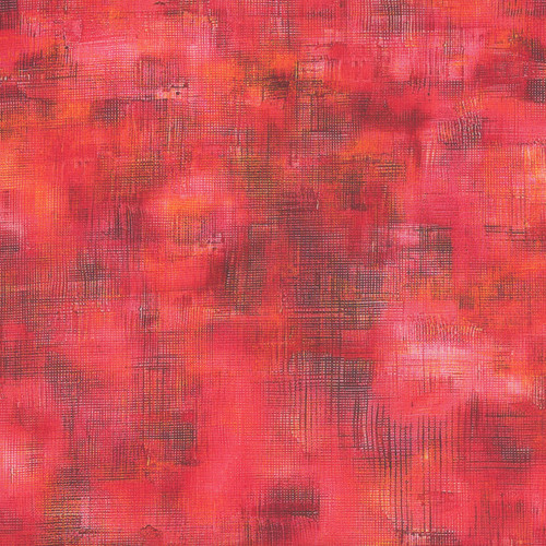 Quilting Treasures Fabrics Interwoven Dan Morris 108 Inch Wide Quilt Back  Strawberry Red