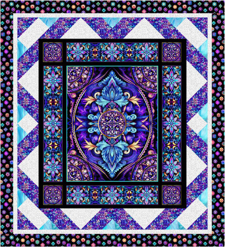 Quilting Treasures Fabrics Royale Dan Morris Flying Carpet Quilt Kit
