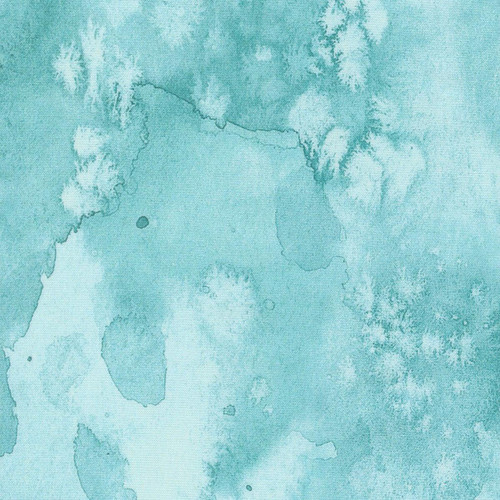 Moda Fabrics Soulstice Create Joy Project Flow Watercolor Texture Seafoam Blue, watercolored textile pattern in seafoam blue hues.