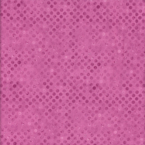 Lumin Fabrics White Owl Textiles Fundamentals Codici Mauve Pink, fabric with pink background and mauve polka dot pattern.