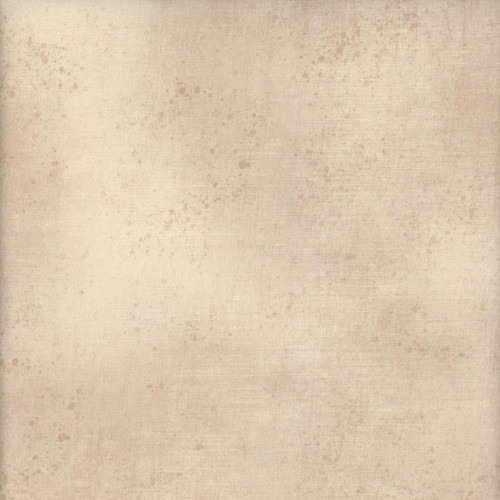 Lumin Fabrics White Owl Textiles Fundamentals Gesso Oyster Cream, fabric swatch in soft beige with subtle speckled pattern