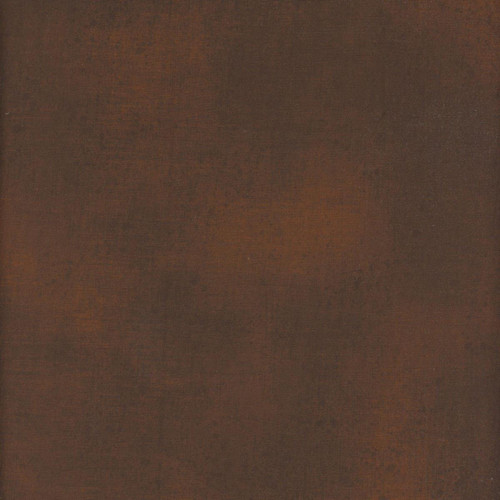 Lumin Fabrics White Owl Textiles Fundamentals Gesso Espresso Brown, close-up of the brown fabric texture.