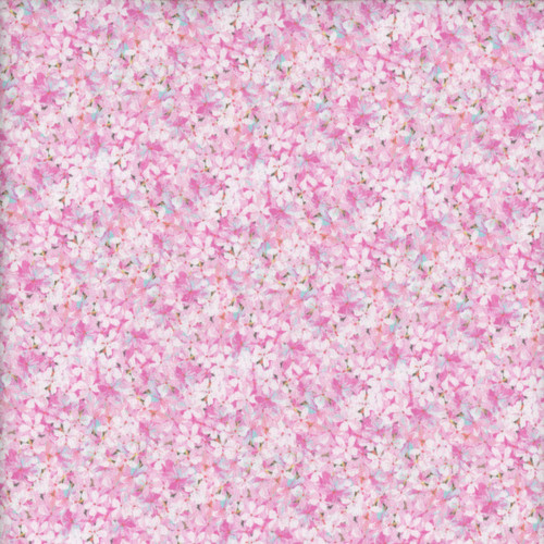 Windham Fabrics Midnight Blooms Garden Flowerbed Petal Pink