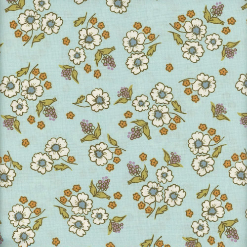 Andover Fabrics Celestial Garden by Alexandra Bordallo Stellar Blooms Teal