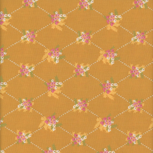 Andover Fabrics Celestial Garden by Alexandra Bordallo Starwoven Garden Tawny Gold