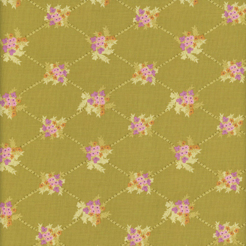 Andover Fabrics Celestial Garden by Alexandra Bordallo Starwoven Garden Moss