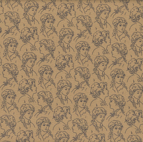 Andover Fabrics Fredericksburg Revisited by Jo Morton Etched Silhouette Linen