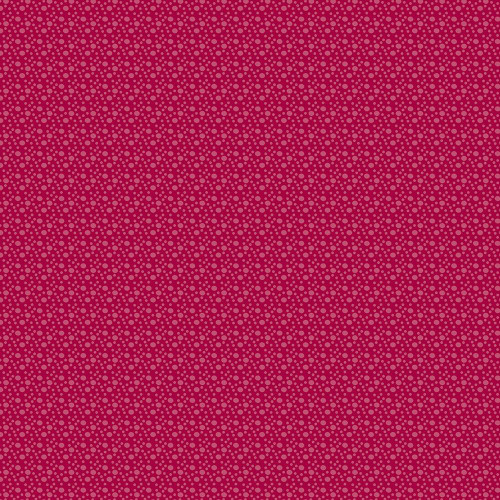 Andover Fabrics Moody Hues by Nancy Rink Spots Ruby, vibrant pink fabric with a textured dot pattern.