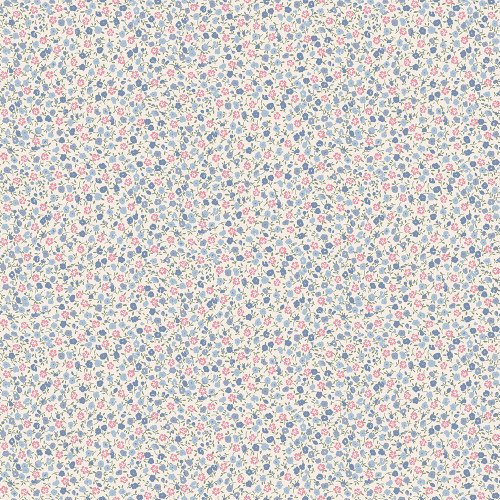 Andover Fabrics Petite Fleur by Makower UK Ditzy Blue
