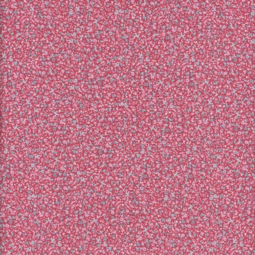 Andover Fabrics Petite Fleur by Makower UK Petals Pink, pink fabric with small floral and petal print pattern.