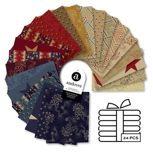 Andover Fabrics Fredericksburg Revisited by Jo Morton 24 Fat Quarters 18 by 22 inches