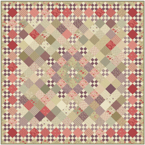Andover Fabrics Forest Glen by Renee Nanneman Hopscotch Quilt Kit