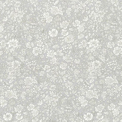 Liberty Fabrics Lasenby Cotton Emily Belle Floral Shadow Grey