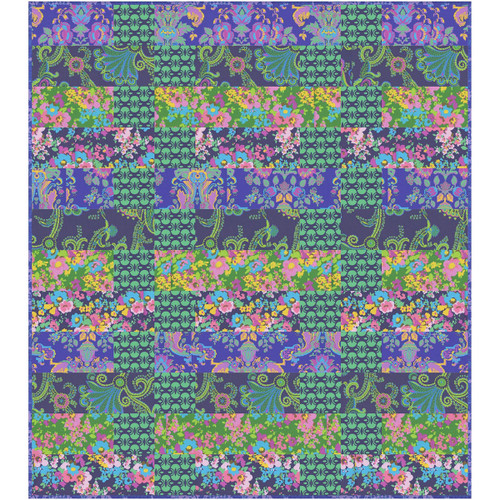 Windham Fabrics Sweet Talk Olympiad Purple Quilt Kit