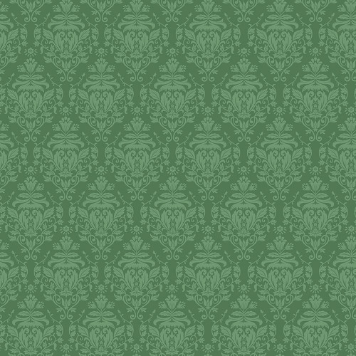 Riley Blake Fabrics Ambleside William Morris Damask Green