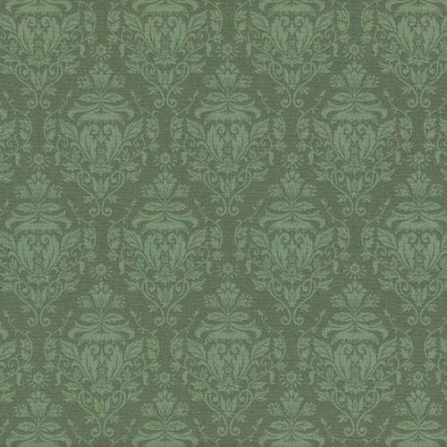 Riley Blake Fabrics Ambleside William Morris Damask Green