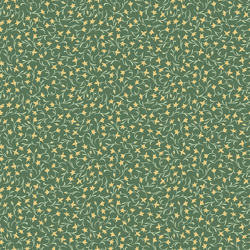 Riley Blake Fabrics Ambleside Lily Flower Toss Green