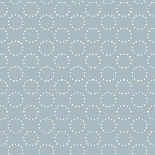 Riley Blake Fabrics Independence 13 Colonies Ring of Stars Blue