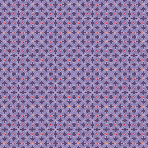 Riley Blake Fabrics Awakening Petals Tile Trellis Purple Heather