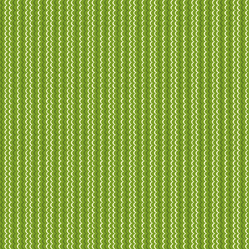 Riley Blake Fabrics Awakening Scallops Stripe Kiwi