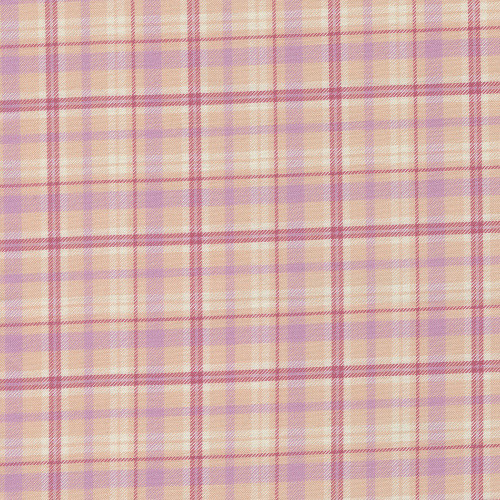 Moda Fabrics Cannon Beach Crystal Manning Blush Pink Beach Shirt Plaid