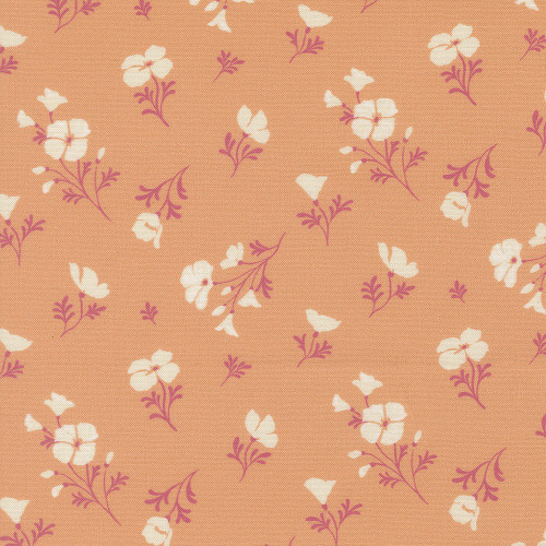 Moda Fabrics Cannon Beach Crystal Manning Peach Pink Astoria Florals
