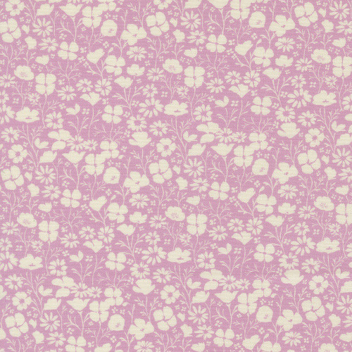 Moda Fabrics Cannon Beach Crystal Manning Sweet Pea Purple Poppy Field Florals