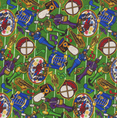 Benartex Fabrics Sykel Enterprises All Sports Novelties Marching Band Music