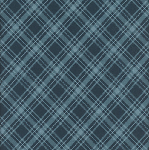 Benartex Fabrics Coastal Escape  Nicole DeCamp Maritime Plaid Dark Blue