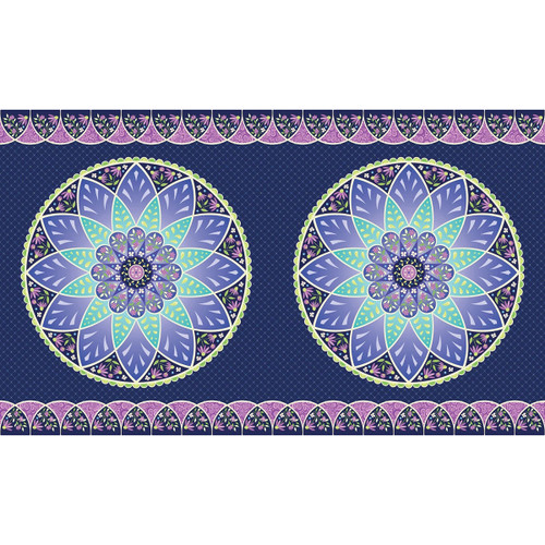 Benartex Fabrics Twilight Serenade Amanda Murphy Blossom Panel Multi