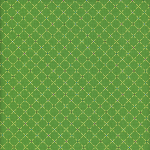Benartex Fabrics Twilight Serenade  Amanda Murphy Crosshatch Green