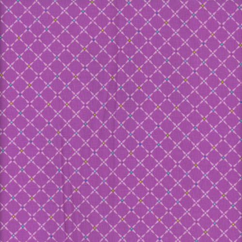 Benartex Fabrics Twilight Serenade  Amanda Murphy Crosshatch Plum Purple