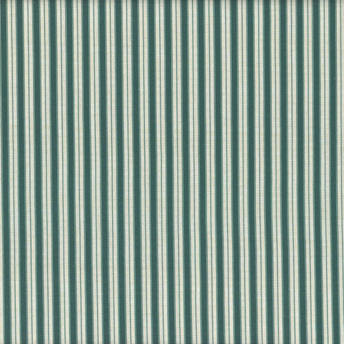 Benartex Fabrics Montgomery Mountain Charm  Belle Brunner Ouachita Stripe Teal Blue
