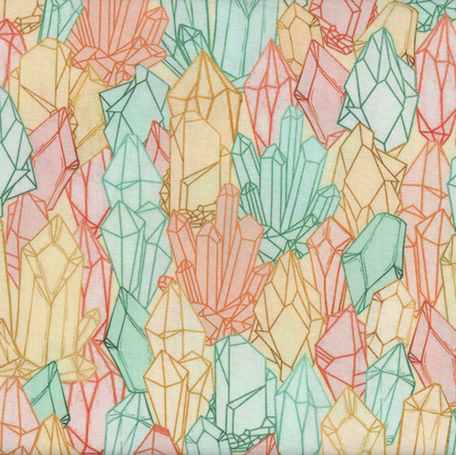 Benartex Fabrics Montgomery Mountain Charm  Belle Brunner Quartz Crystal Canopy Multi