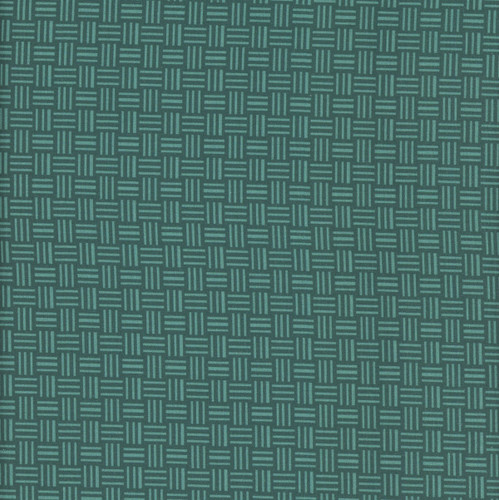 Benartex Fabrics Montgomery Mountain Charm  Belle Brunner Welcome Weave Teal Blue