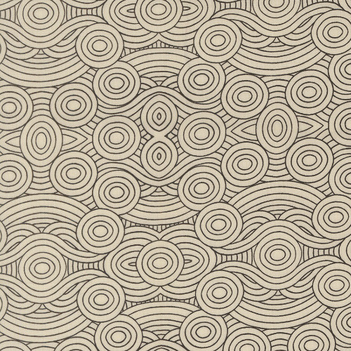Moda Fabrics The Henhouse Gingiber Cloud Cream Iron Grey Clouds Texture