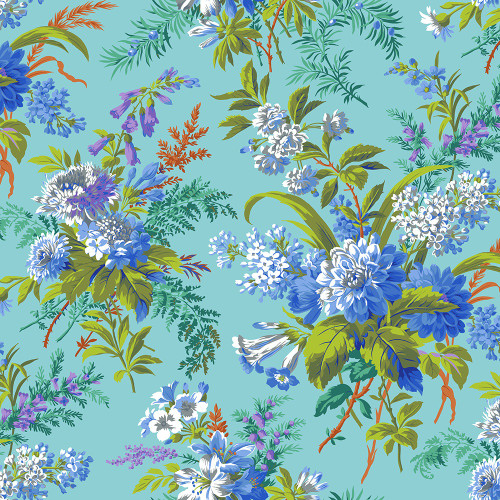FreeSpirit Fabrics Kaffe Fassett Collective August 2026 Jardin Blue