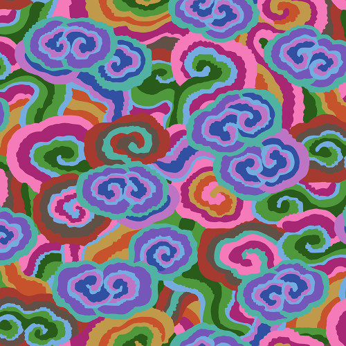 FreeSpirit Fabrics Kaffe Fassett Collective August 2026 Cloud Scrolls Deep