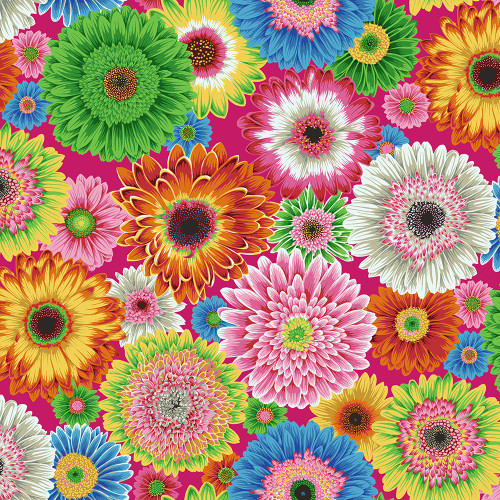 FreeSpirit Fabrics Kaffe Fassett Collective August 2026 Gerbera Daisies Bright