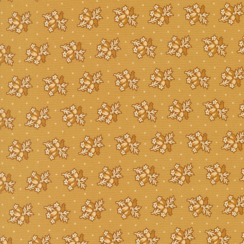 Moda Fabrics Pamelias Path Betsy Chutchian Posey Floral Dots Yellow